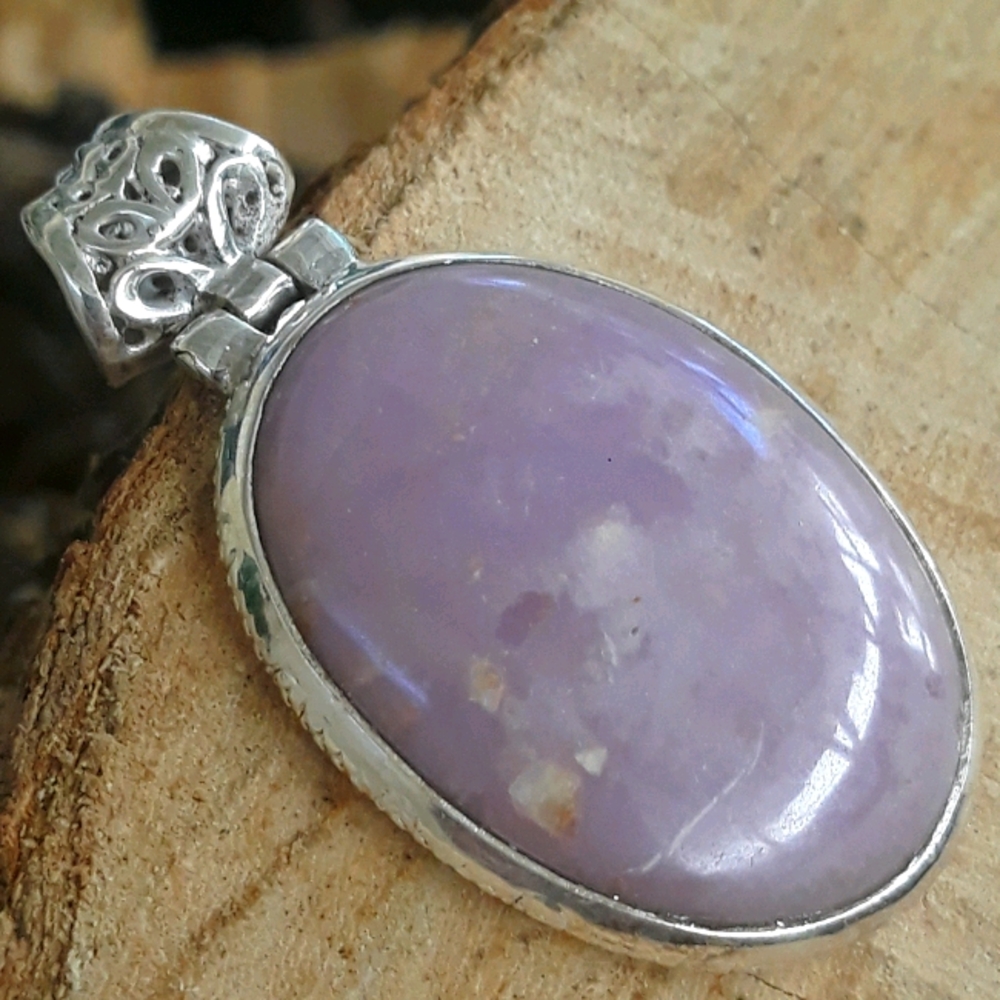 Phosphosiderite Sterling Silver Pendant